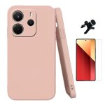 Kit verre tremp� clearglass + coque silicone liquide + support de voiture magn�tique phonecare pour xiaomi ...