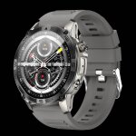 Km th edge - montre intelligente de sport pour homme, gps, affichage amoled, aod, appel bluetooth, barom�tre ...