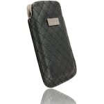 Krusell - coco - etui matelasse - pour sony ericsson mix walkman - cuir - noir
