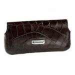Krusell hector croco medium - etui pour tlphone portable - cuir - brun