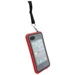 Krusell sealabox coque pour t�l�phone 3. 5  housse rouge et transparent pour apple iphone 4 / 4s