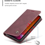 Kwex - coque pour iphone 12 mini 5, 4 pouces etui de wallet cover, housse flip en cuir premium pu portefeuille ...