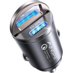 Kyaoayo - allum cigare usb [pd36w & qc36w], ultra compact chargeur allume cigare usb, en alliage d'aluminium ...