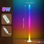 Lampadaire led intelligent rgb, télécommande / interrupteur / contrôle par application, usb, synchronisation ... Lampadaire led intelligent rgb, télécommande / interrupteur / contrôle par application, usb, synchronisation ...