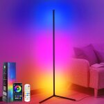 Lampadaire led smart 150 cm intensit variable avec tlcommande et application 16 millions de couleurs ...