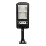 Lampadaire solaire led 128 cob, eclairage de scurit extrieur, applique murale etanche avec capteur ...