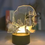 Lampe 3d en acrylique, veilleuse, figurine jiro kyoka, my hero academia, bluetooth, décoration de fête ... Lampe 3d en acrylique, veilleuse, figurine jiro kyoka, my hero academia, bluetooth, décoration de fête ...