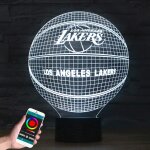 Lampe 3d a illusion d'optique avec application mobile, tlcommande bluetooth, veilleuse intelligente, ...