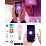 Lampe ampoule couleur led intelligente e14 wi - fi rvb