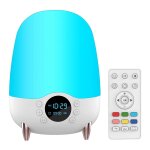 Lampe de chevet portative a led, haut - parleur bluetooth, lampe de table a couleurs changeantes, veilleuse ... Lampe de chevet portative a led, haut - parleur bluetooth, lampe de table a couleurs changeantes, veilleuse ...