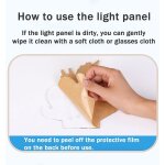 Lampe feuille 3d decorative, lampe de chevet chambre intelligente a 7 couleurs pour enfants, veilleuse ...