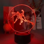 Lampe led 3d en acrylique, veilleuse avec image de clture, haut - parleur bluetooth, cadeau d'anniversaire ...