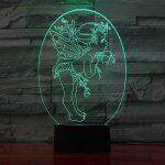 Lampe led 3d en forme d'ange avec bluetooth, 16 couleurs changeantes, avec télécommande, idéal comme ... Lampe led 3d en forme d'ange avec bluetooth, 16 couleurs changeantes, avec télécommande, idéal comme ...