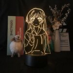 Lampe led 3d néon intelligente pour boîte de nuit, anime, lave, usb, kanojo, chizuru ichinose, veilleuse, ... Lampe led 3d néon intelligente pour boîte de nuit, anime, lave, usb, kanojo, chizuru ichinose, veilleuse, ...