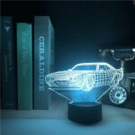 Lampe led bluetooth 3d effet d'illusion pour bébé, vintage, voiture, atomiseur, bureau, fête, décoration ... Lampe led bluetooth 3d effet d'illusion pour bébé, vintage, voiture, atomiseur, bureau, fête, décoration ...