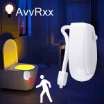 Lampe led avec capteur de mouvement pir intelligent, rtro - eclairage etanche, 7 couleurs, pour cuvette ...