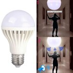 Lampe led e27 a capteur de mouvement pir, ampoule intelligente, 3, 7, 12w, ac 220 - 240v, capteur de ...