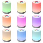 Lampe led intelligente portable rechargeable, contrle tactile, variateur a induction, lampe de chevet, ...