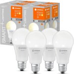 Lampe led intelligente avec technologie wifi, douille e27, dimmable, blanc chaud (2700 k), remplace les ...