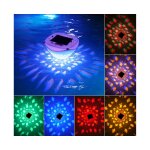Lampe led solaire rechargeable colorée pour piscines et bains ¿ eclairage d'ambiance intelligent pour ... Lampe led solaire rechargeable colorée pour piscines et bains ¿ eclairage d'ambiance intelligent pour ...