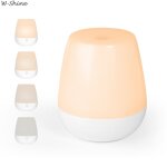 Lampe led tactile intelligente rechargeable, variateur a induction, luminaire de chevet, 3 couleurs changeante ...