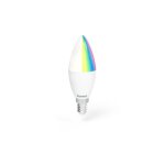 Lampe led wifi, e14, 5, 5w, rgbw, r�glable, bougie, pr comm. voc. / appl.