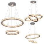 Lampe de noeud lustre de salon dimmable intelligent lustre led avec tlcommande lampe crative pour ...