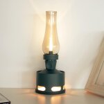 Lampe a pétrole rétro - 10 niveaux de luminosité - contrôle intelligent & détecteur de gravité - lampe ... Lampe a pétrole rétro - 10 niveaux de luminosité - contrôle intelligent & détecteur de gravité - lampe ...