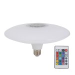 Lampe de plafond led rgb colore, 30w, bluetooth, ampoule intelligente, eclairage d'intrieur, luminaire ...