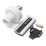 Lampe sans fil avec 4 clés e27, télécommande pour lampe, prise de courant porte ampoule bouchons Lampe sans fil avec 4 clés e27, télécommande pour lampe, prise de courant porte ampoule bouchons