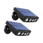 Lampes solaires d'extérieur etanches avec détecteur de mouvement - applique murale de jardin sans fil, ... Lampes solaires d'extérieur etanches avec détecteur de mouvement - applique murale de jardin sans fil, ...