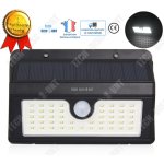 Lampe solaire extrieur jardin led lumire dtection infrarouge mouvement etanche sans fil eclairage ...