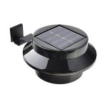 Lampe solaire pour gouttière blanche / noire : eclairage extérieur ecologique avec technologie intelligente ... Lampe solaire pour gouttière blanche / noire : eclairage extérieur ecologique avec technologie intelligente ...