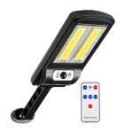 Lampe solaire led automatique avec tlcommande et capteur de mouvement, luminaire d'extrieur, veilleuse ...