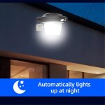 Lampe solaire led au tungstne lampe murale a capteur intelligent domestique lanterne declairage de ...
