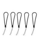 Lani�re de t�l�phone portable, 5 paquets, pour cl� usb, porte - cl�s, bricolage le noir