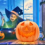 Lanterne en forme de citrouille parlant, lampe led, veilleuse, décoration de fête, jouet d'halloween, ... Lanterne en forme de citrouille parlant, lampe led, veilleuse, décoration de fête, jouet d'halloween, ...