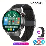Laxasfit 2025 nouvelle montre intelligente pour hommes ecran hd frquence cardiaque bluetooth appel nfc ...