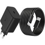 Lbgwp60 - 45w chargeur ultra rapide avec cble usb c 2m pour samsung galaxy s25 s24 s23 s22 s21 s20 ultra ...