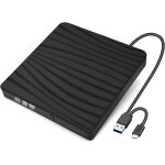 Lecteur cd / dvd externe, usb 3. 0 type - c graveur enregistreur portable rw / rom mince transmission ...