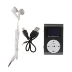 Lecteur mp3 de musique, mini usb, clip en m�tal, fente pour carte micro sd tf, ecran lcd, mx - 801