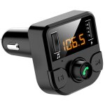 Lecteur mp3 sans fil, transmetteur fm, bluetooth 5. 0, kit de voiture, appel mains libres, lecture de ...