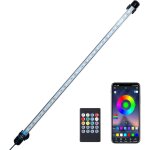Led aquarium lumire submersible, lampe aquarium de poisson avec tlcommande et contrle de app, bricolage ...