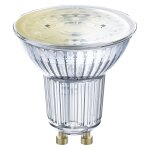 Ledvance lampe led intelligente avec technologie zigbee, gu10 - base, verre clair , blanc chaud (2700k), ...