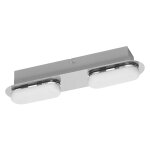 Ledvance smart led bathroom light chrome, 15w, 1400lm, 3000 - 6500k, 30cm, ip44, applique orbis duplo, ...