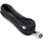 Letnerny - 16ft câble d'extension coaxial a faibles pertes (50 ohm) pour 3g / 4g / lte / jambon / ads ... Letnerny - 16ft câble d'extension coaxial a faibles pertes (50 ohm) pour 3g / 4g / lte / jambon / ads ...