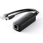 Letnerny - 2. 5g poe splitter 12v / 2a, pr dc 5. 5 * 2. 5mm, 48v poe vers dc 12v / 2a 24w sortie, 2. ...