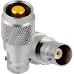 Letnerny - lot de 2 adaptateurs bnc femelles pour talkie - walkie 50 ohm bnc femelle vers en - tte plat ...
