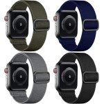 Letnerny - 4 pack bracelets compatibles avec bracelet apple watch 44mm 45mm 46mm 42mm 49mm femmes hommes, ...