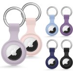 Letnerny - lot de 6] sangle de support airtag ¿ coque en silicone pour porte - cls airtag pour cls, ...
